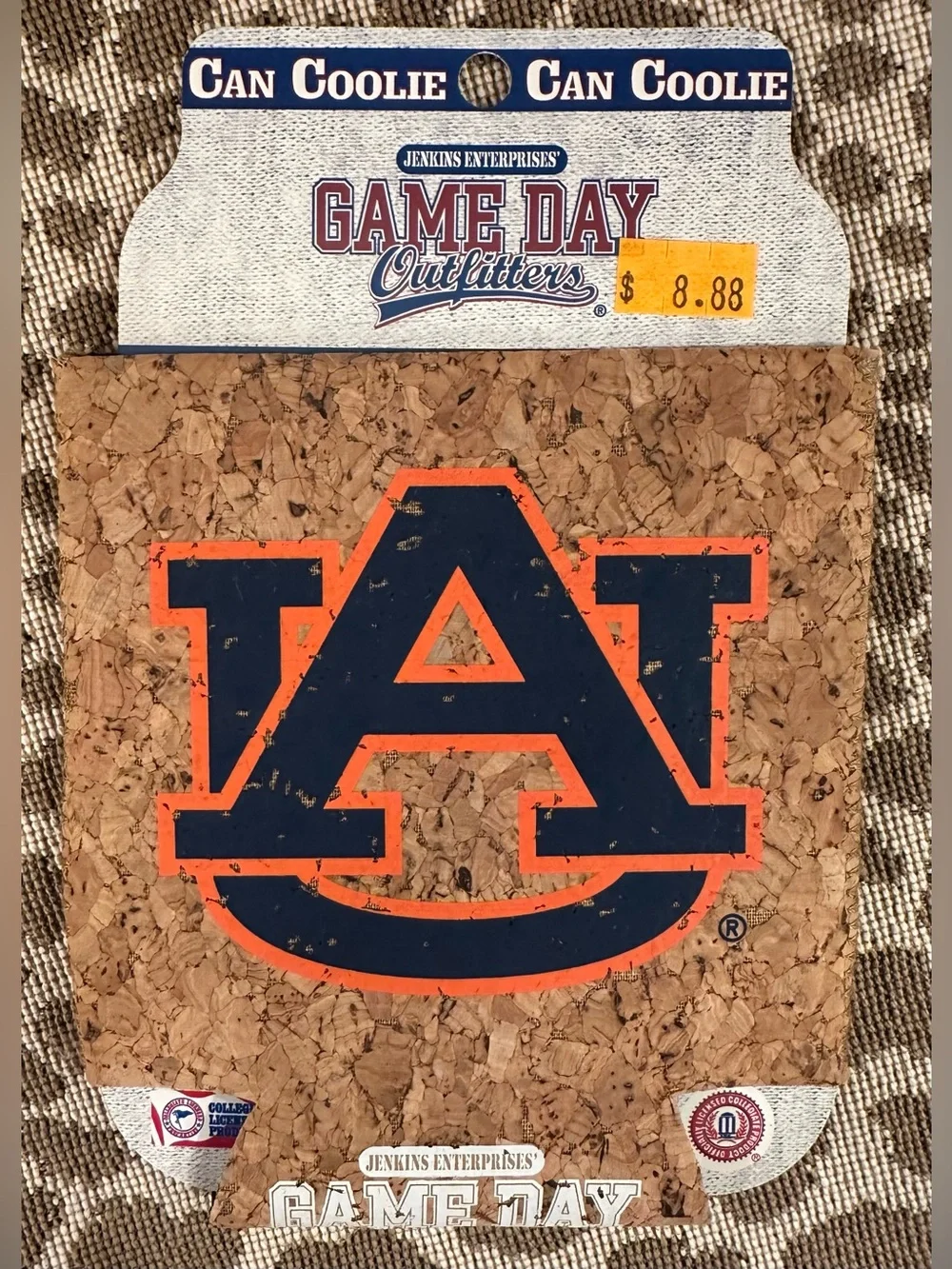 NWT Lot of 2 Auburn Tigers Insulating Can Coolie Koozie~Game Day Outfitters~$17